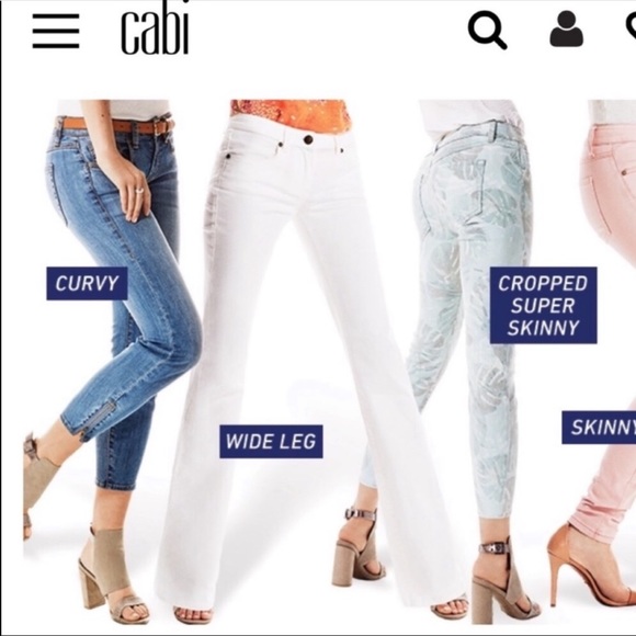 CAbi Wide Leg 5 Pocket Jeans - Picture 3 of 6